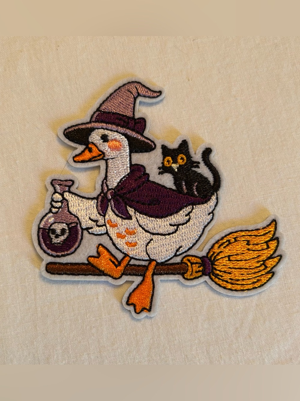 Whimsigoth Halloween Cute Punk Witch Storybook Iron OnPatch